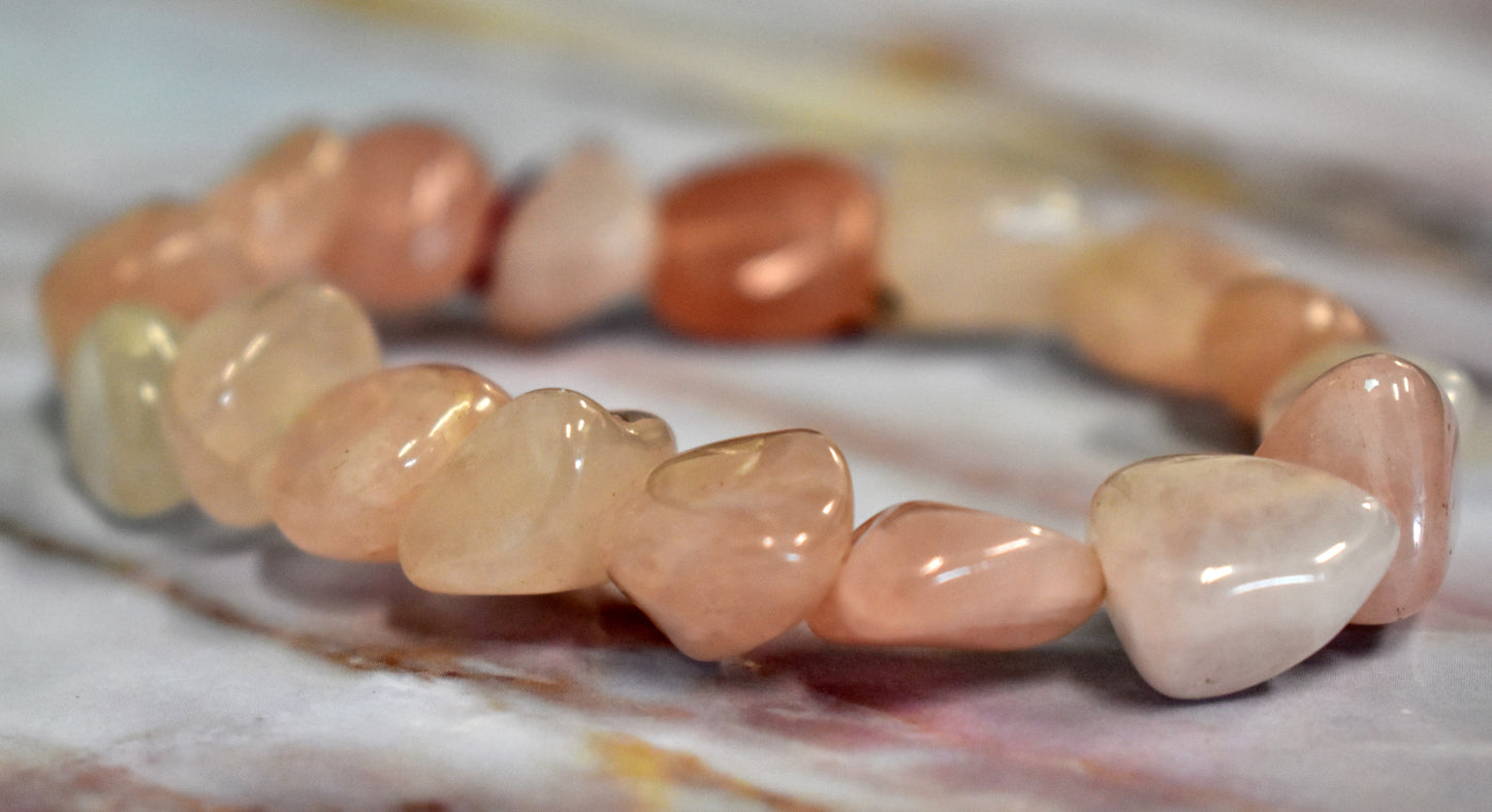 stones-of-transformation - Rose Quartz Bracelet - Stones of Transformation - 