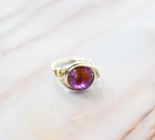 stones-of-transformation - Super 7 (Melody's Stone) Ring (Size 6) - Stones of Transformation - 