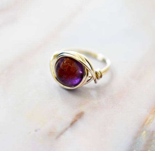 stones-of-transformation - Super 7 (Melody's Stone) Ring (Size 6) - Stones of Transformation - 
