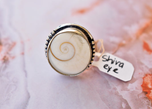 stones-of-transformation - Shiva Eye Ring (Size 9) - Stones of Transformation - 