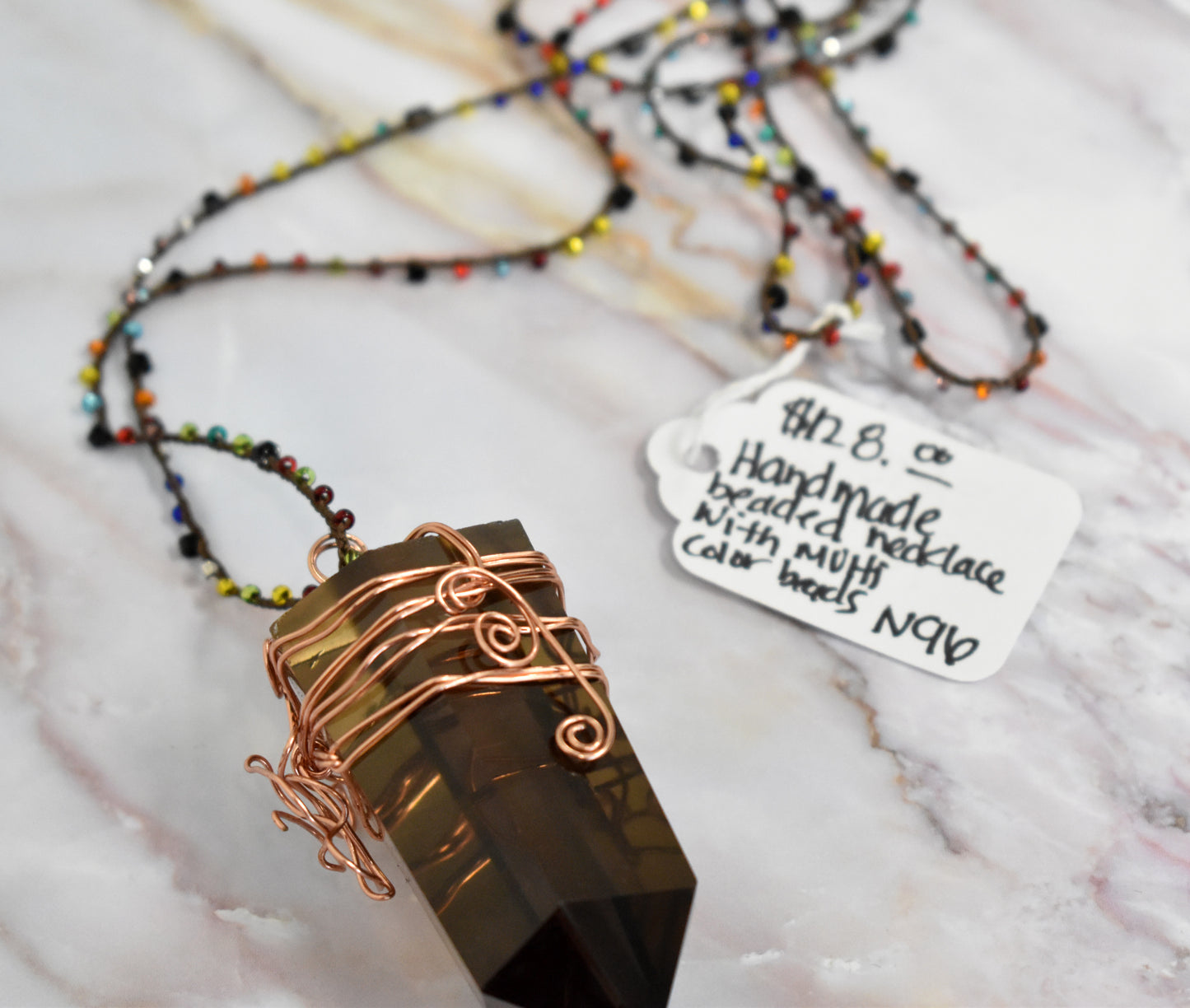 stones-of-transformation - Smoky Quartz Necklace - Stones of Transformation - 