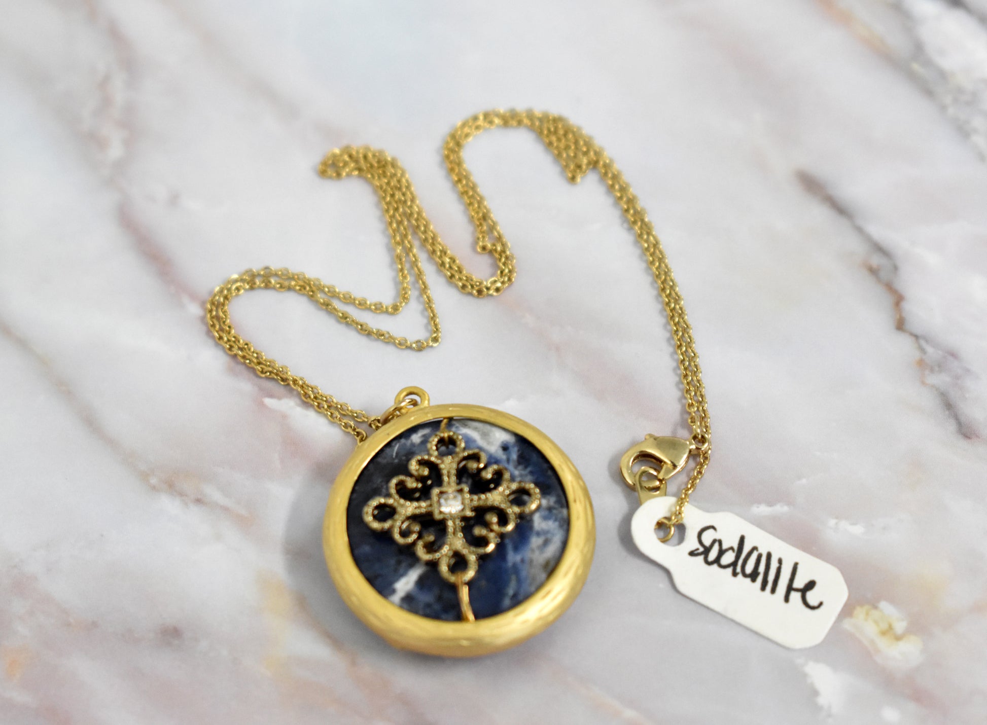 stones-of-transformation - Sodalite Necklace - Stones of Transformation - 