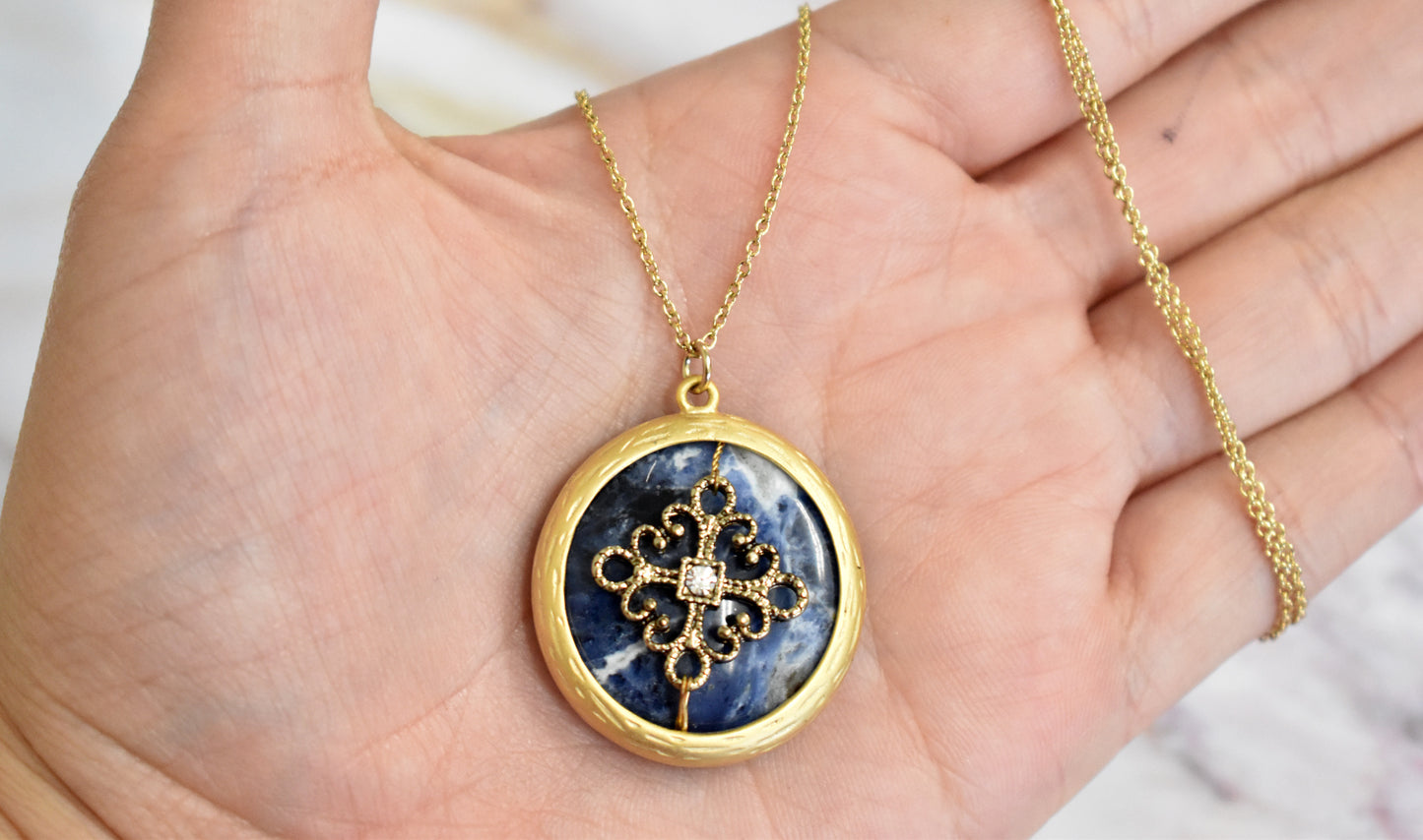 stones-of-transformation - Sodalite Necklace - Stones of Transformation - 