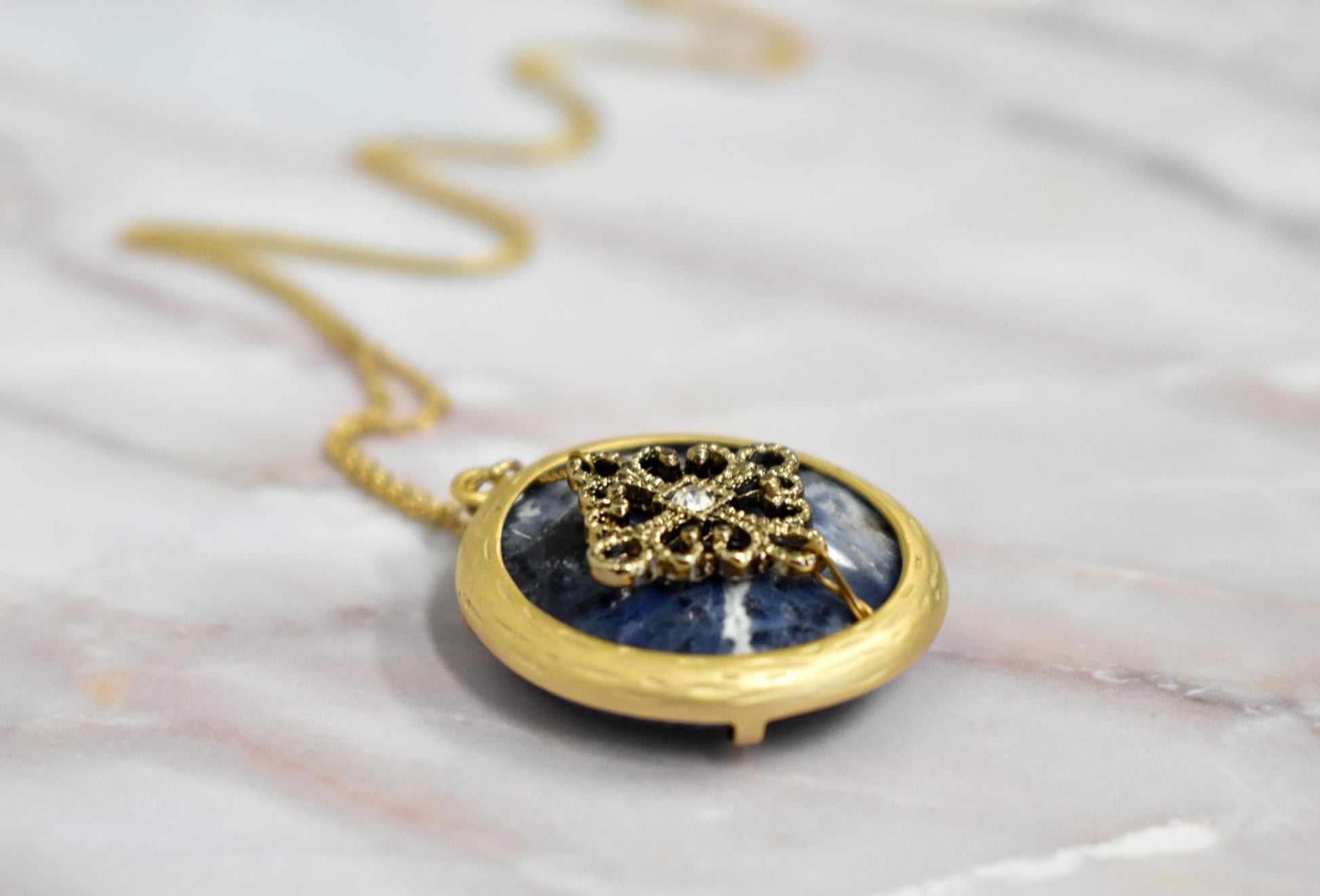 stones-of-transformation - Sodalite Necklace - Stones of Transformation - 