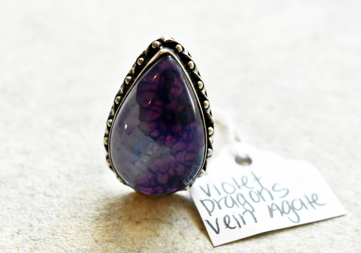 stones-of-transformation - Violet Dragon's Vein Agate (Size 8.5) - Stones of Transformation - 