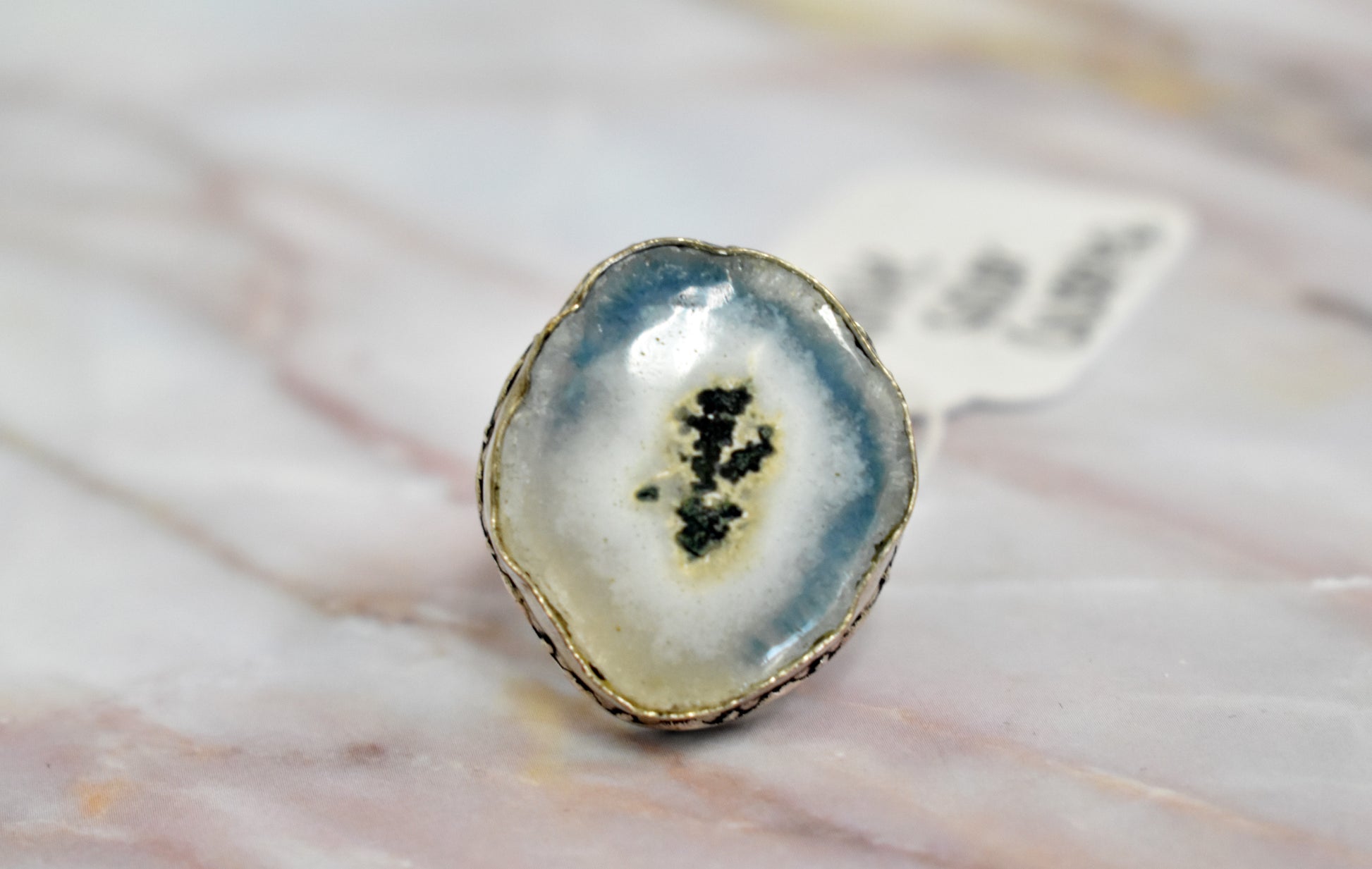 stones-of-transformation - White Solar Quartz Ring (Size 7.5) - Stones of Transformation - 