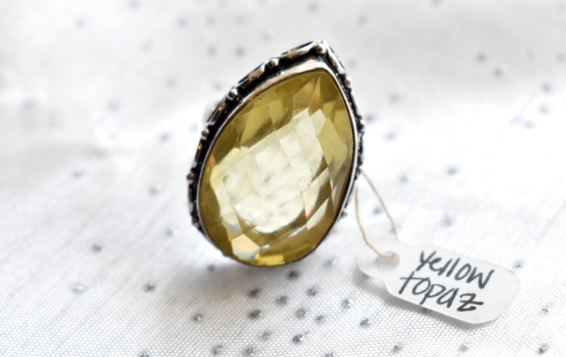 stones-of-transformation - Yellow Topaz Ring (Size 8) - Stones of Transformation - 