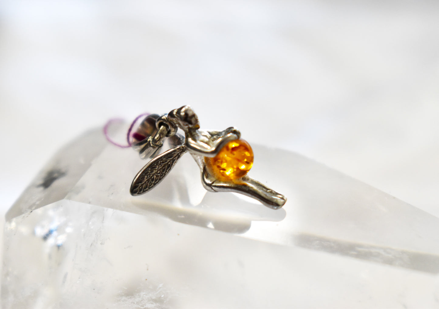 Amber Fairy Pendant