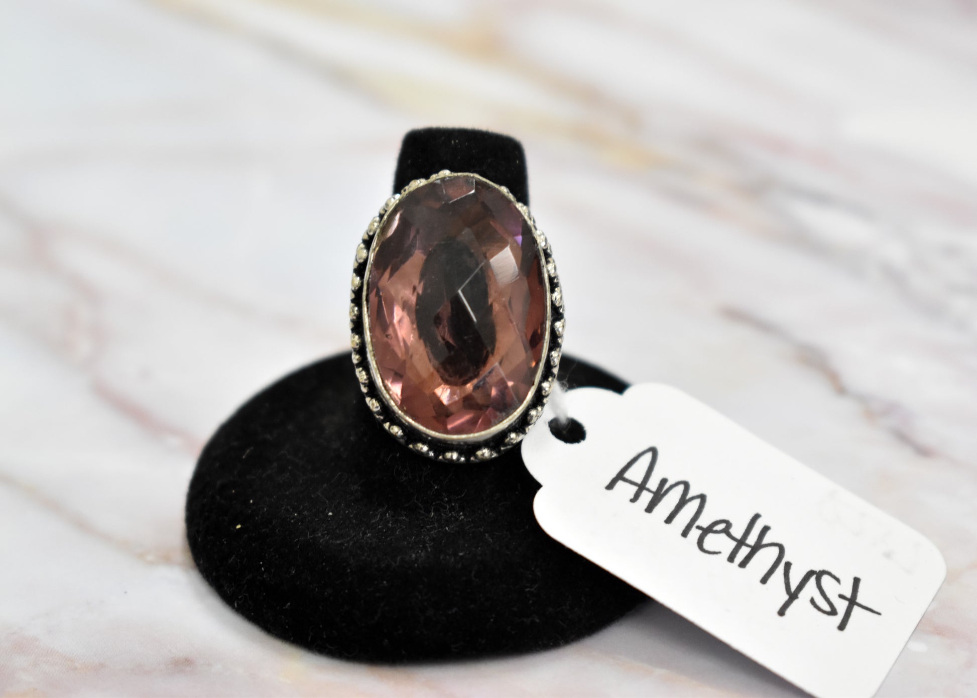 stones-of-transformation - Amethyst Ring (Size 8.5) - Stones of Transformation - 