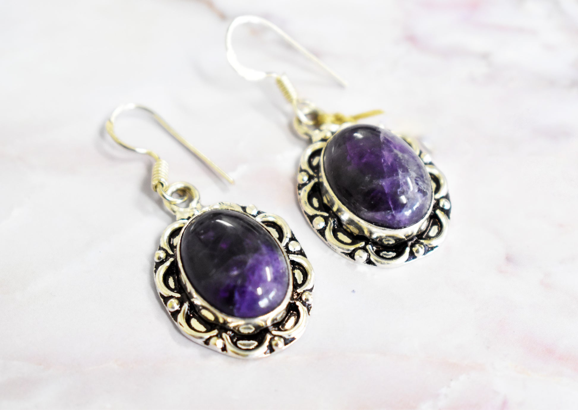 stones-of-transformation - Amethyst Earrings - Stones of Transformation - 