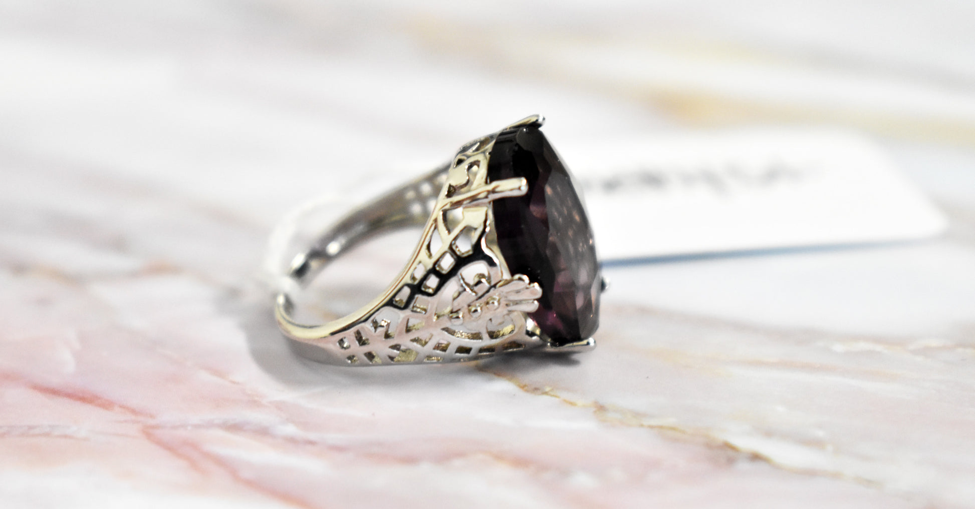 stones-of-transformation - Amethyst Ring (Size 6.5) - Stones of Transformation - 