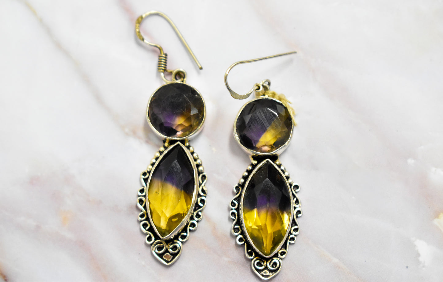 stones-of-transformation - Ametrine Earrings - Stones of Transformation - 