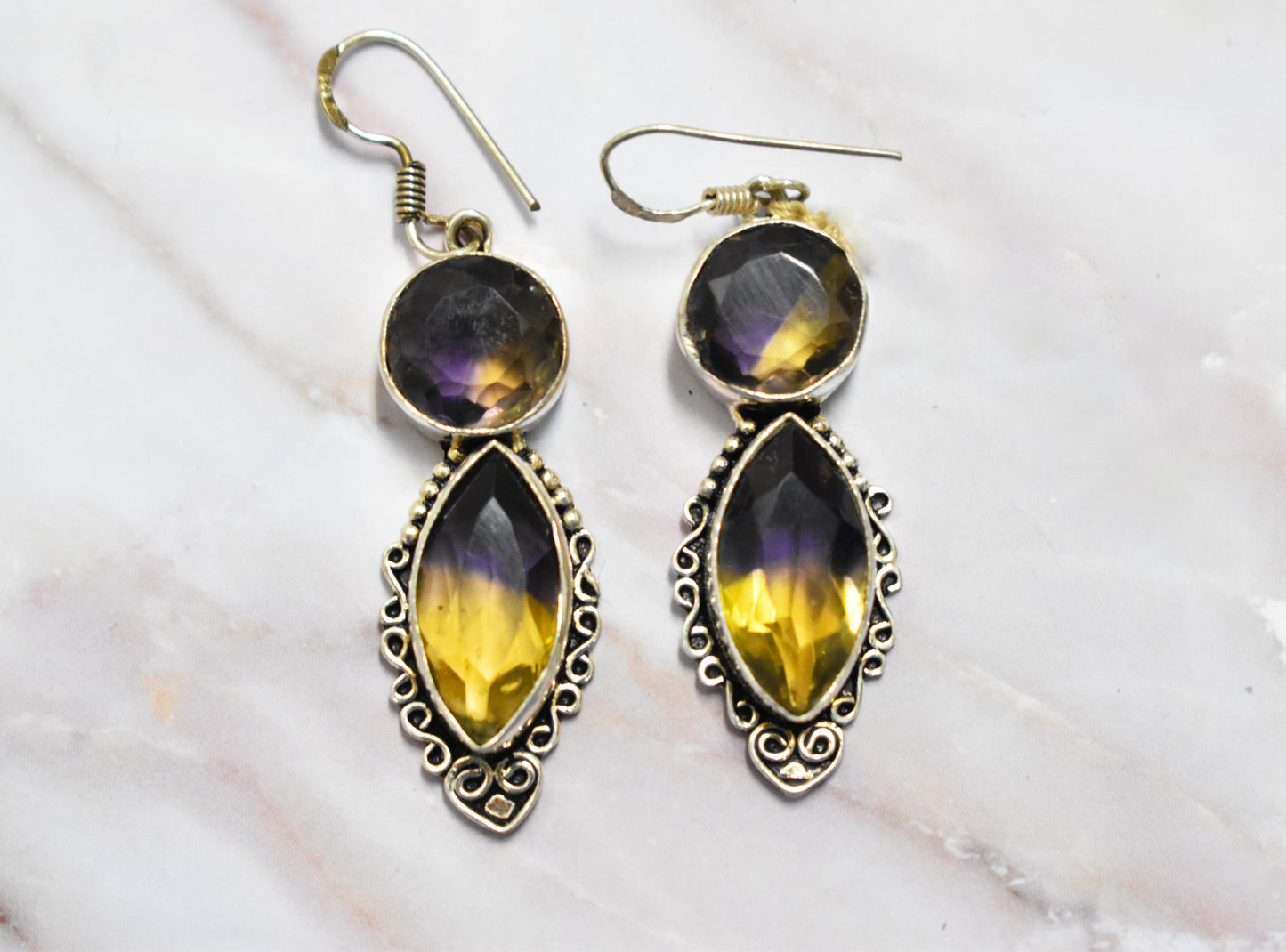 stones-of-transformation - Ametrine Earrings - Stones of Transformation - 