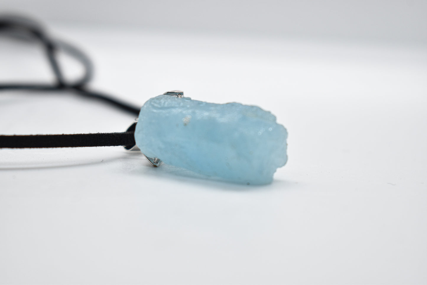 Raw Aquamarine Necklace