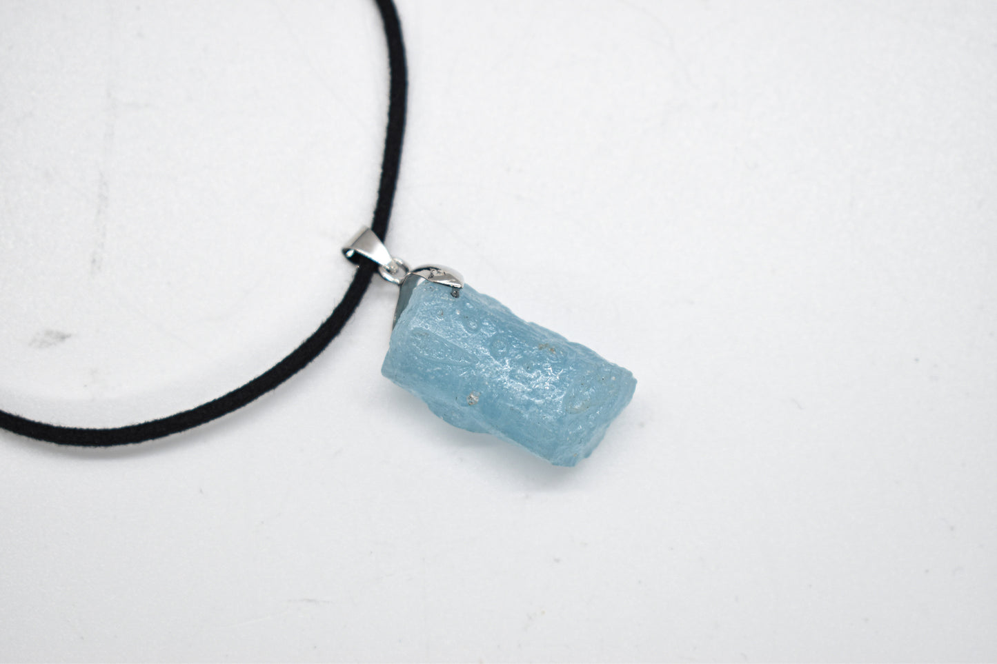 Raw Aquamarine Necklace