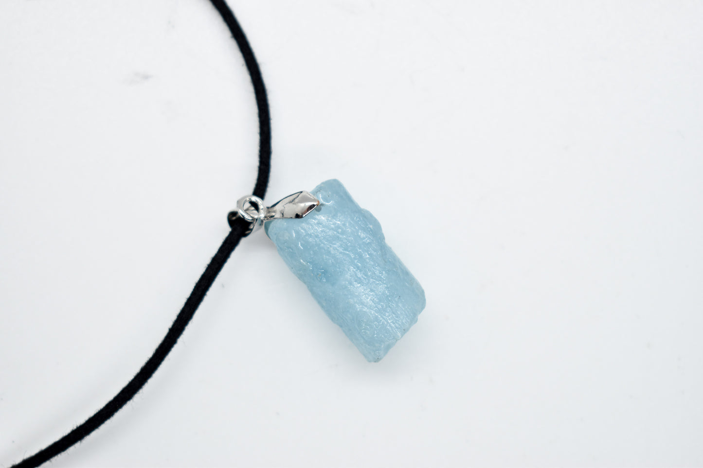 Raw Aquamarine Necklace