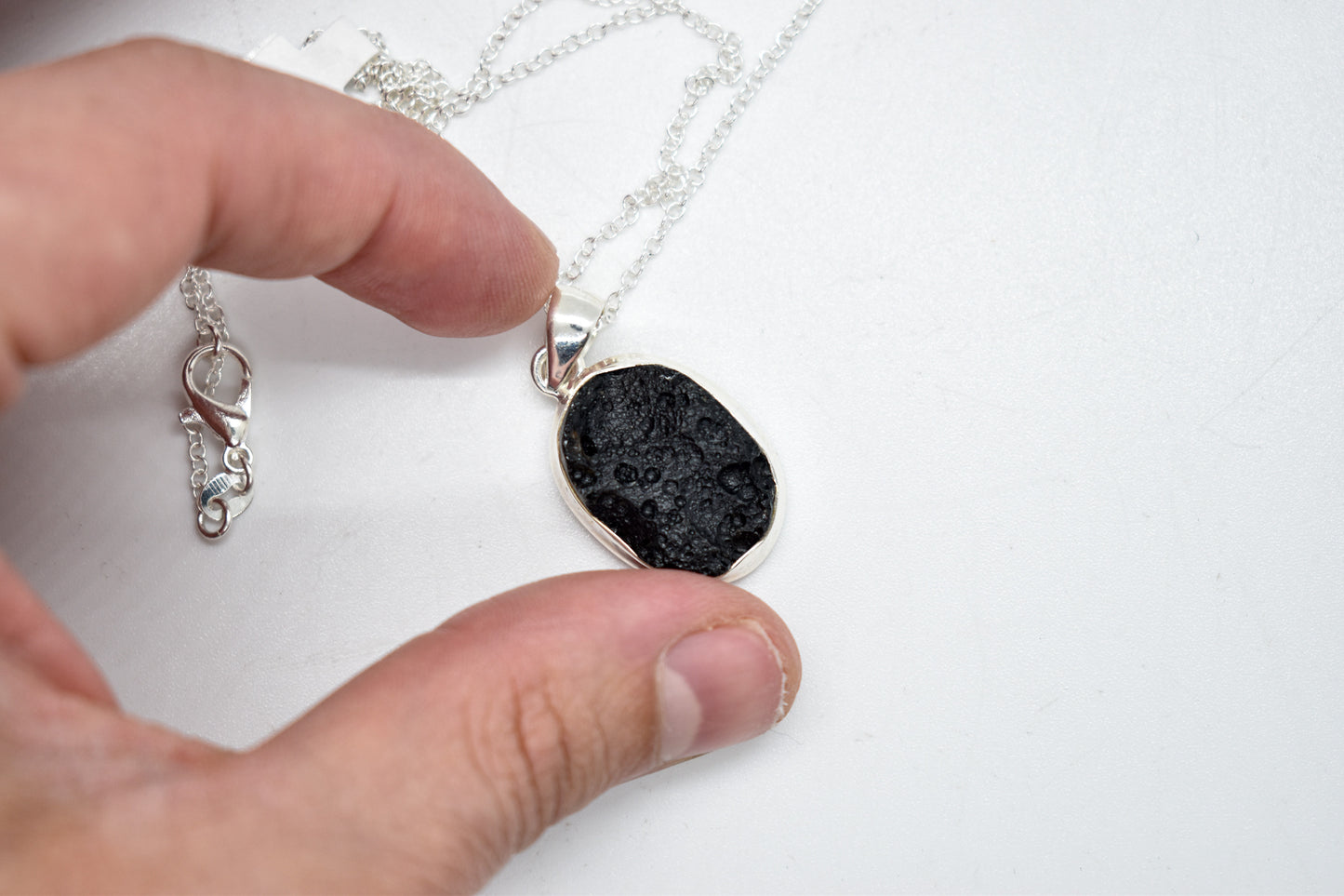 Black Tektite Necklace