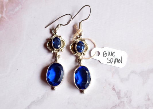 stones-of-transformation - Blue-Spinel Earrings - Stones of Transformation - 