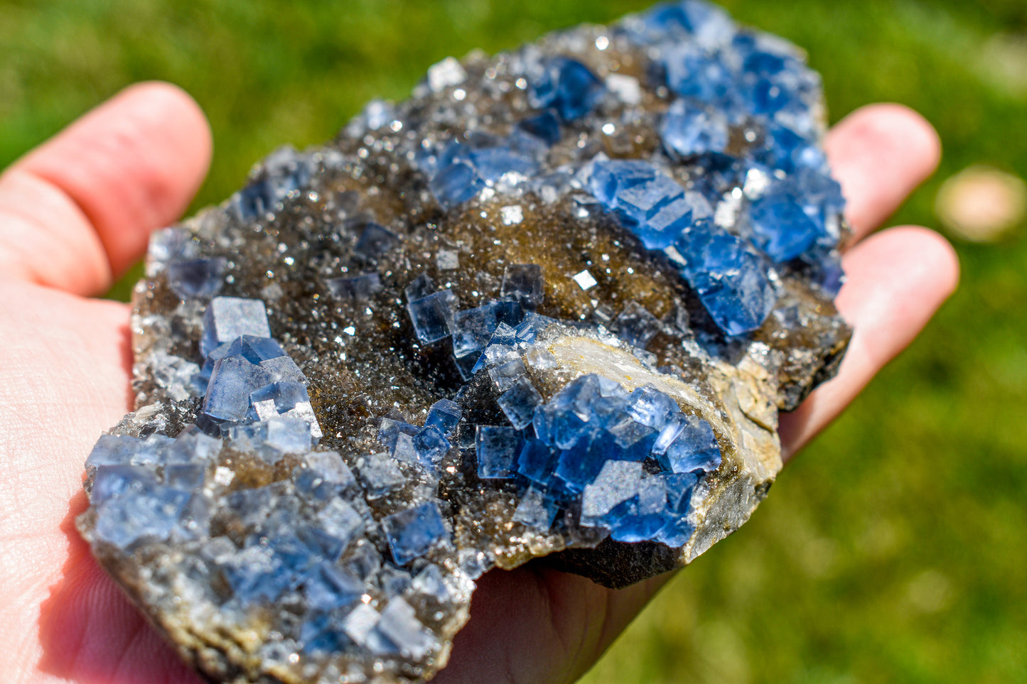 Blue Fluorite Specimen