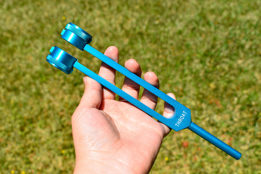 Light Blue Weighted Tuning Fork (Throat Chakra)