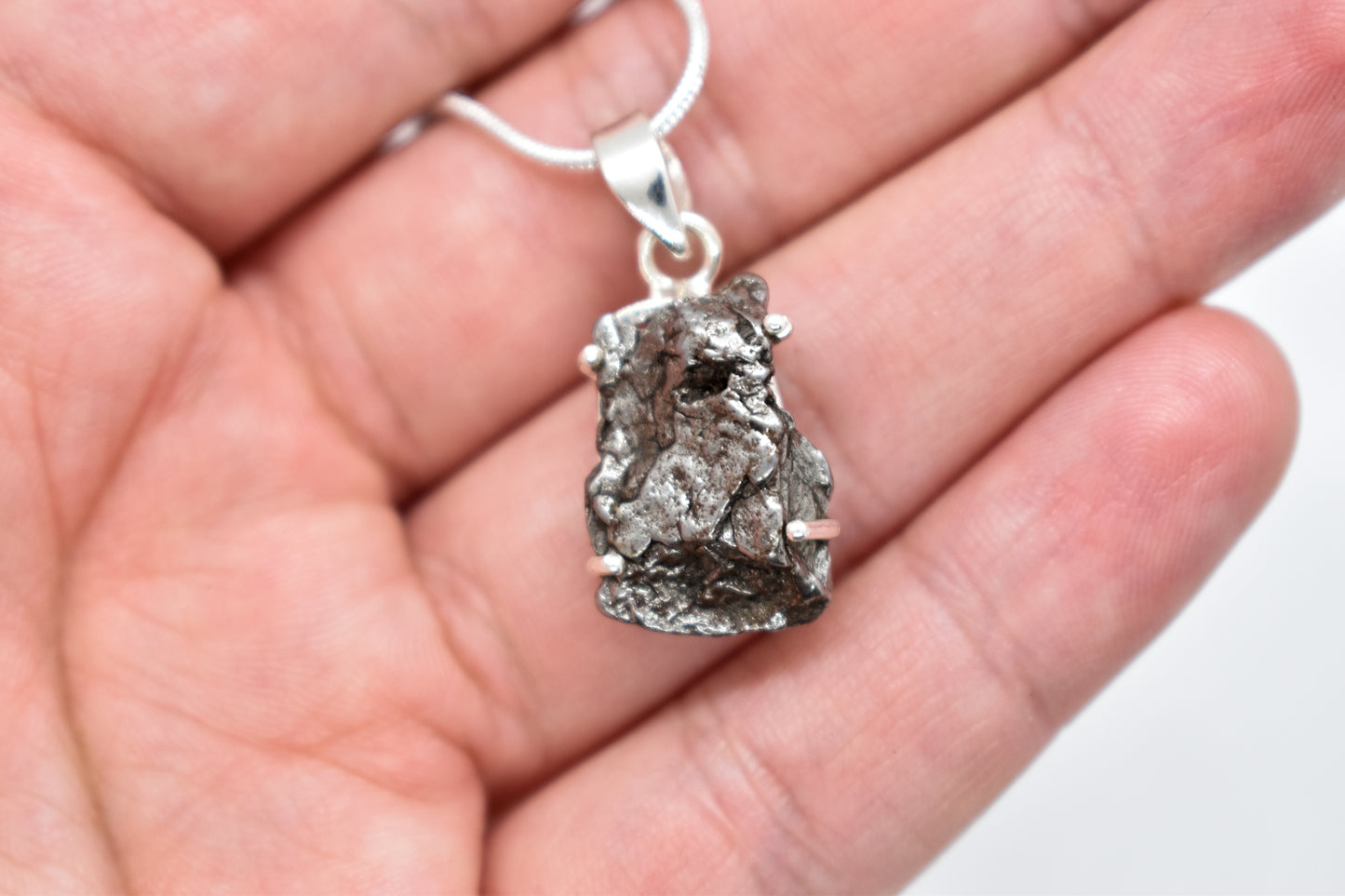 Campo Del Cielo Sterling Silver Necklace