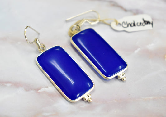 stones-of-transformation - Chalcedony Earrings - Stones of Transformation - 