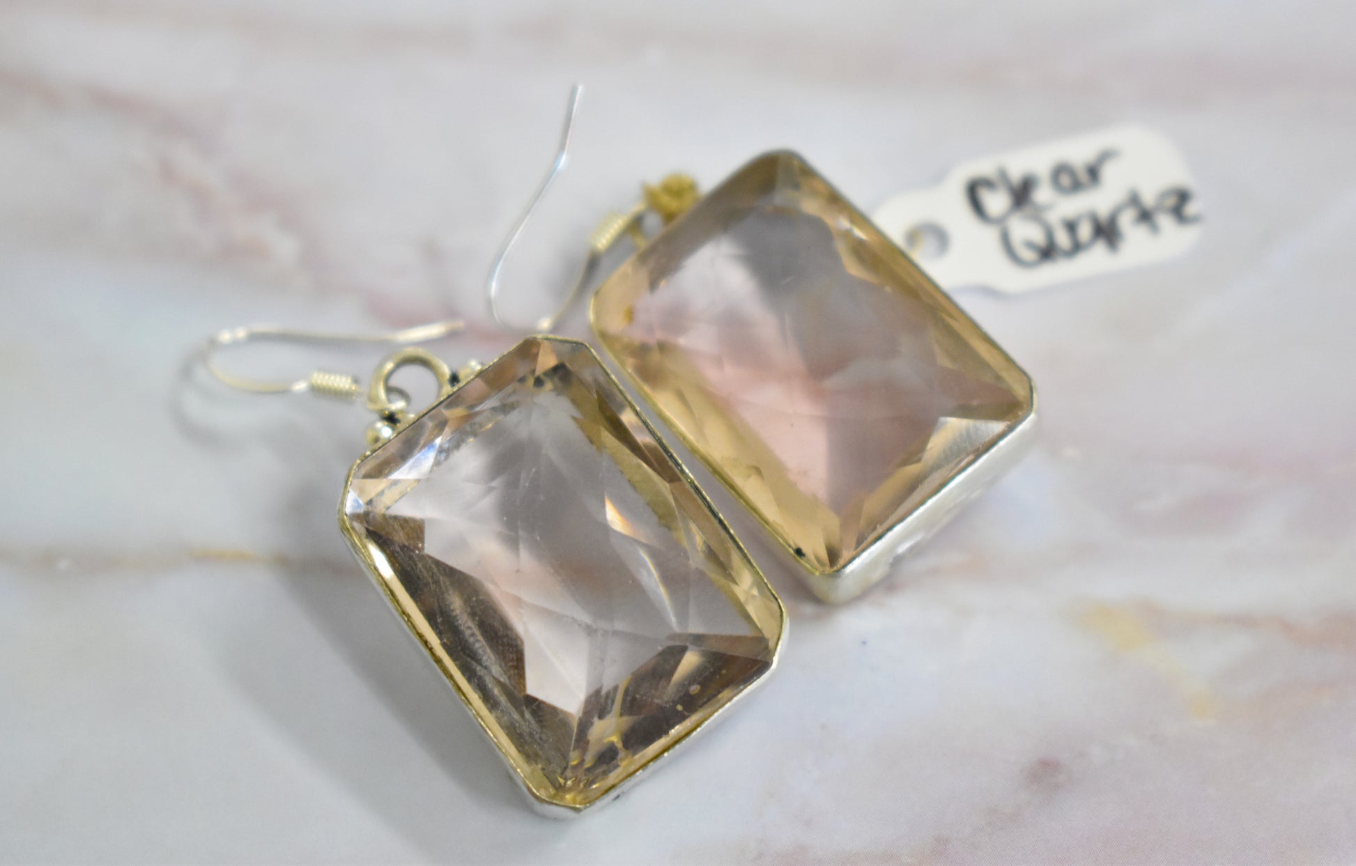 stones-of-transformation - Clear Quartz Earrings - Stones of Transformation - 