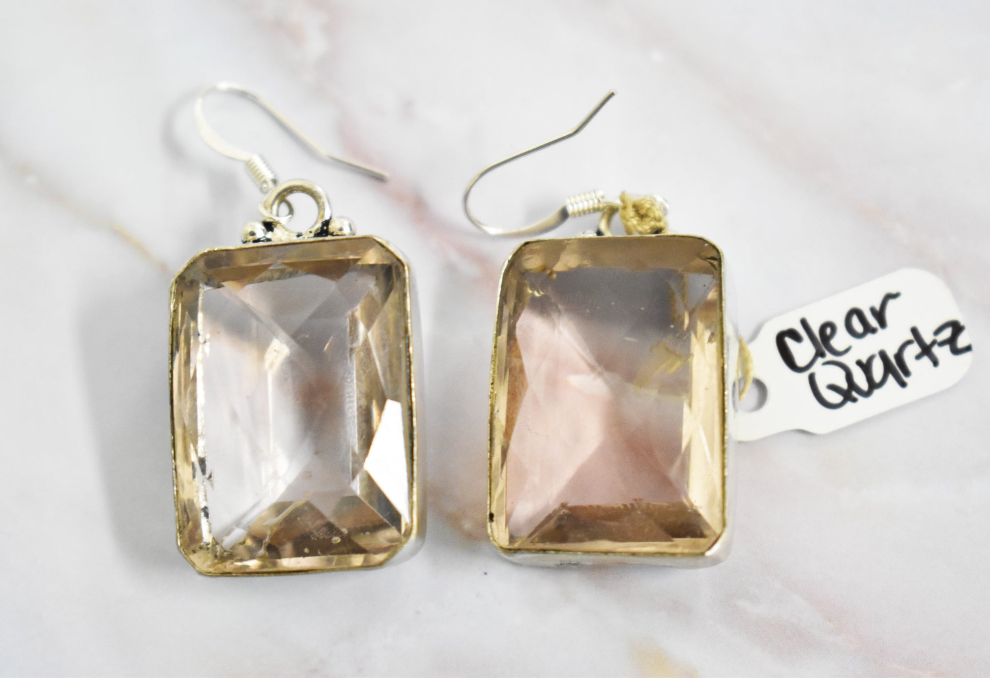 stones-of-transformation - Clear Quartz Earrings - Stones of Transformation - 