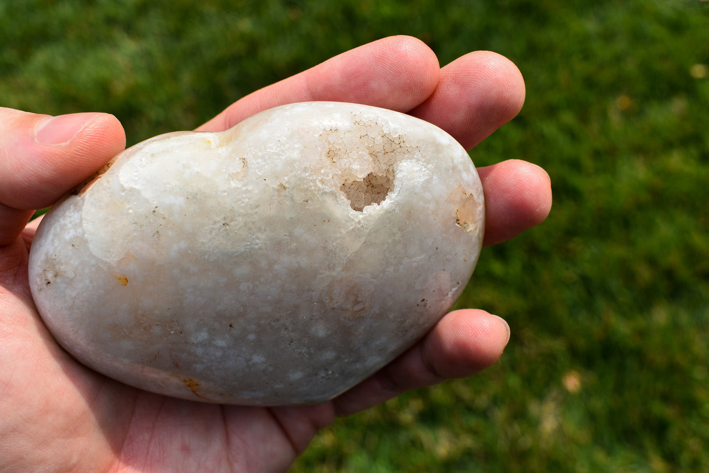 Flower Agate Heart