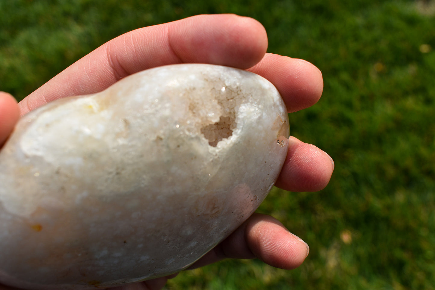Flower Agate Heart