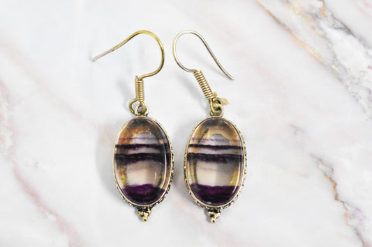 stones-of-transformation - Fluorite Earrings - Stones of Transformation - 
