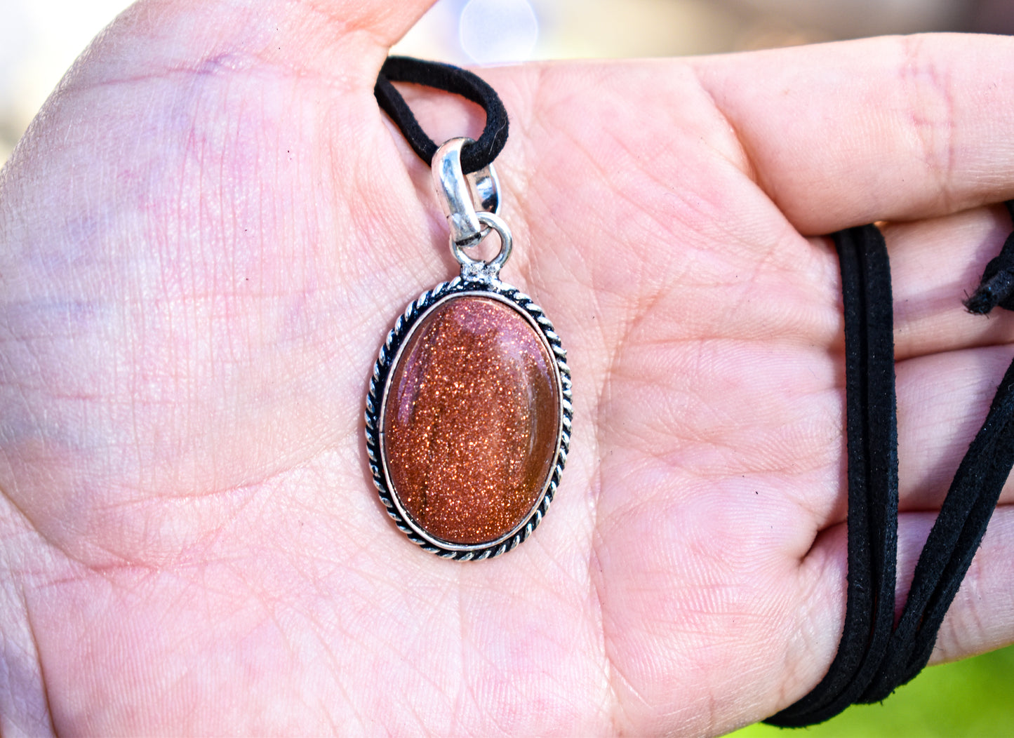 Goldstone Necklace