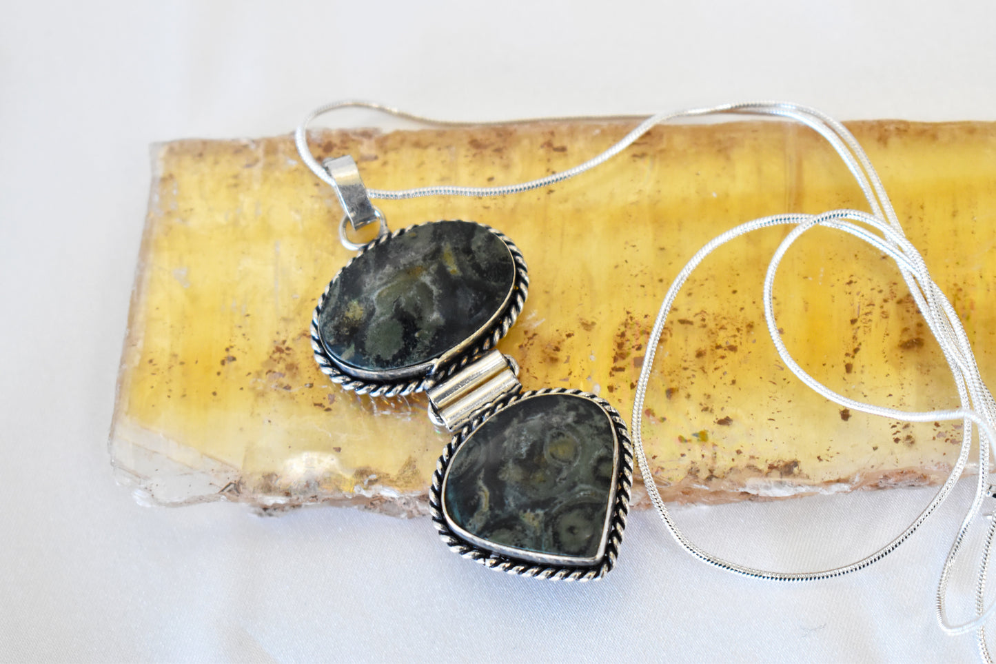African Kambaba Jasper Necklace