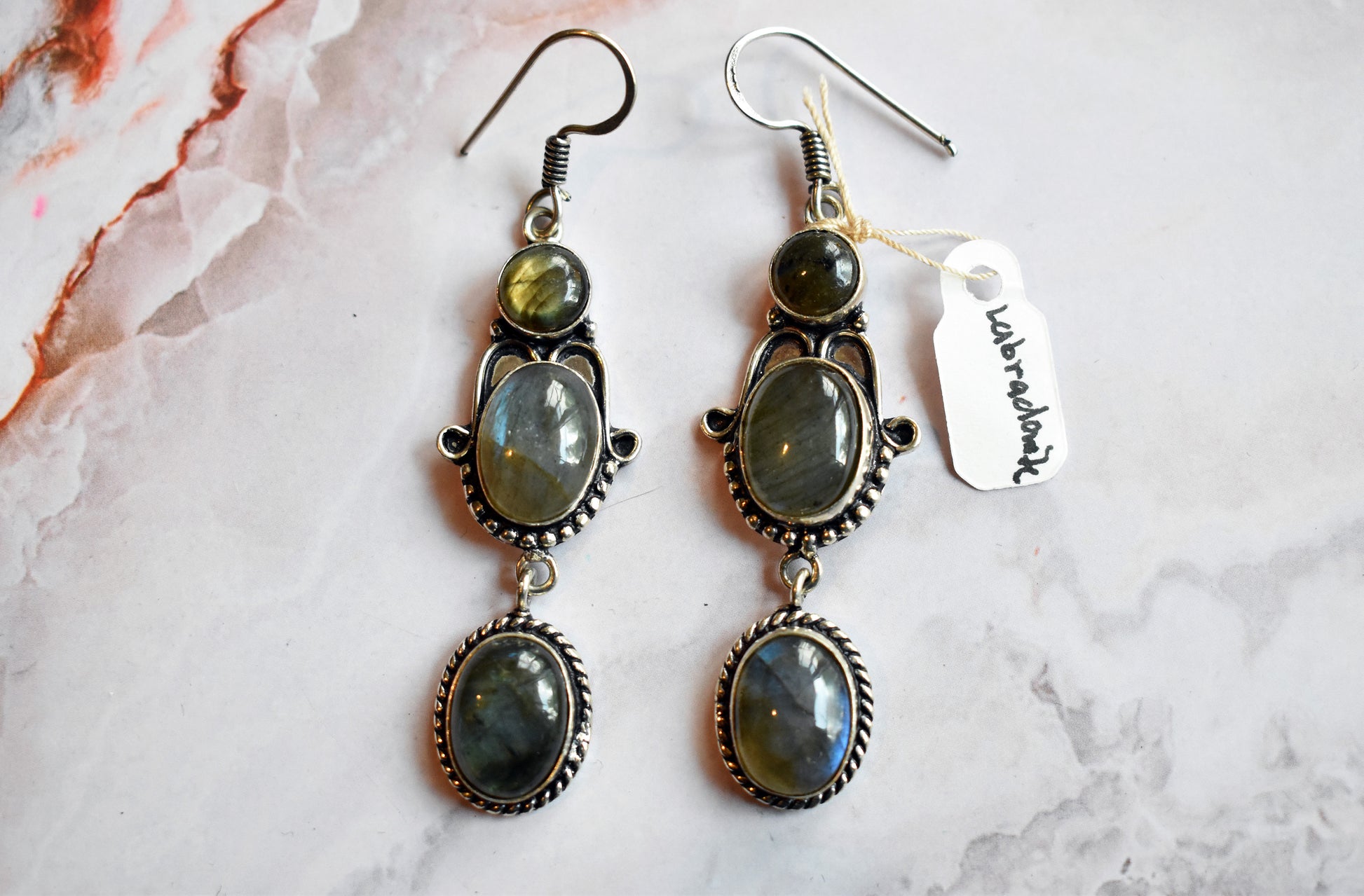 stones-of-transformation - Labradorite Earrings - Stones of Transformation - 