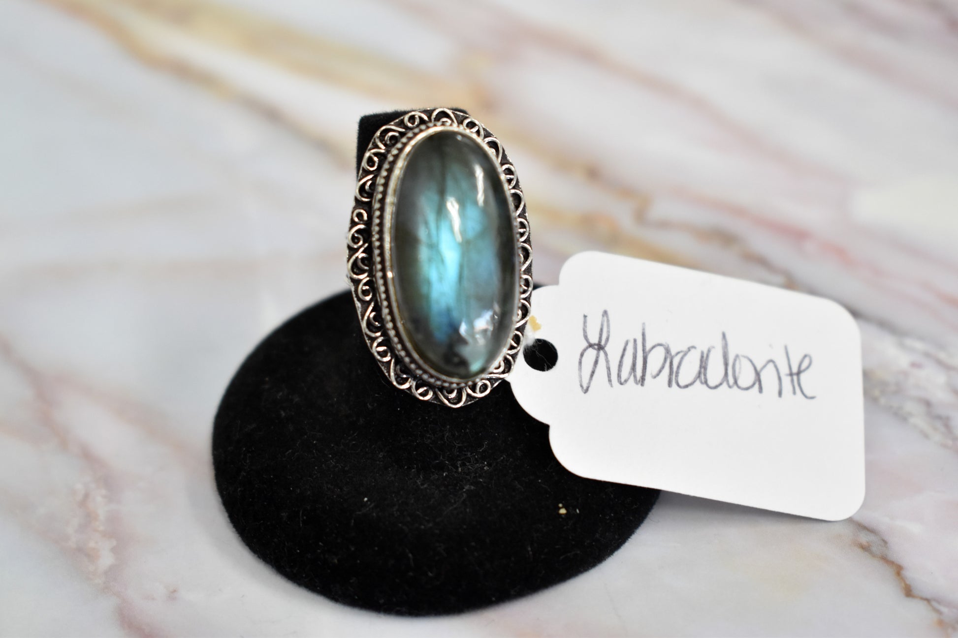 stones-of-transformation - Labradorite Ring (Size 6.5) - Stones of Transformation - 