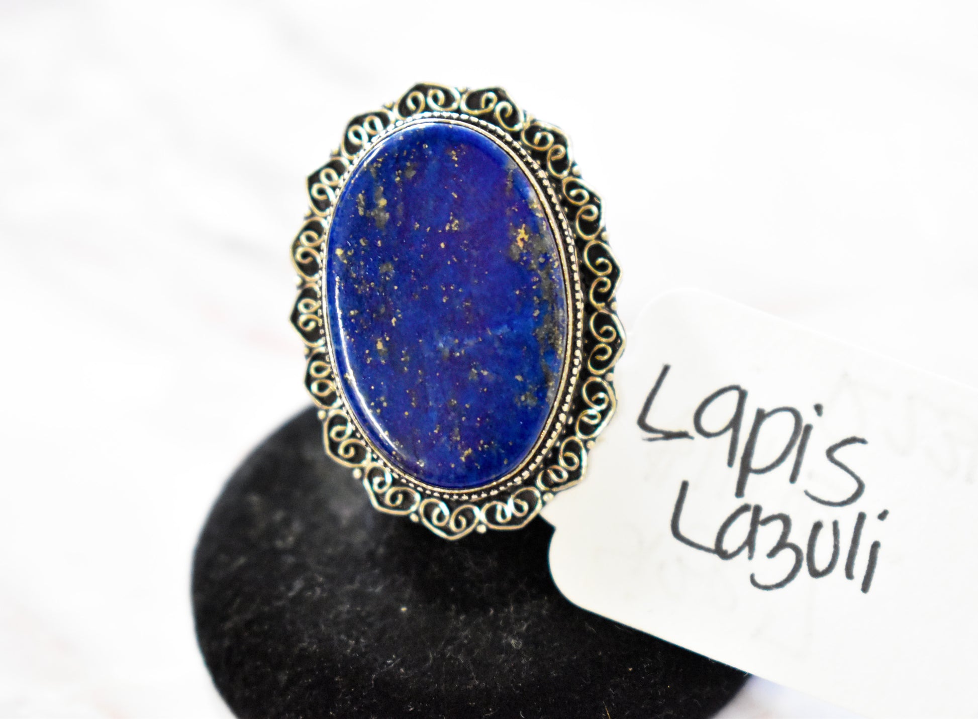 stones-of-transformation - Lapis Lazuli Ring (Size 7) - Stones of Transformation - 