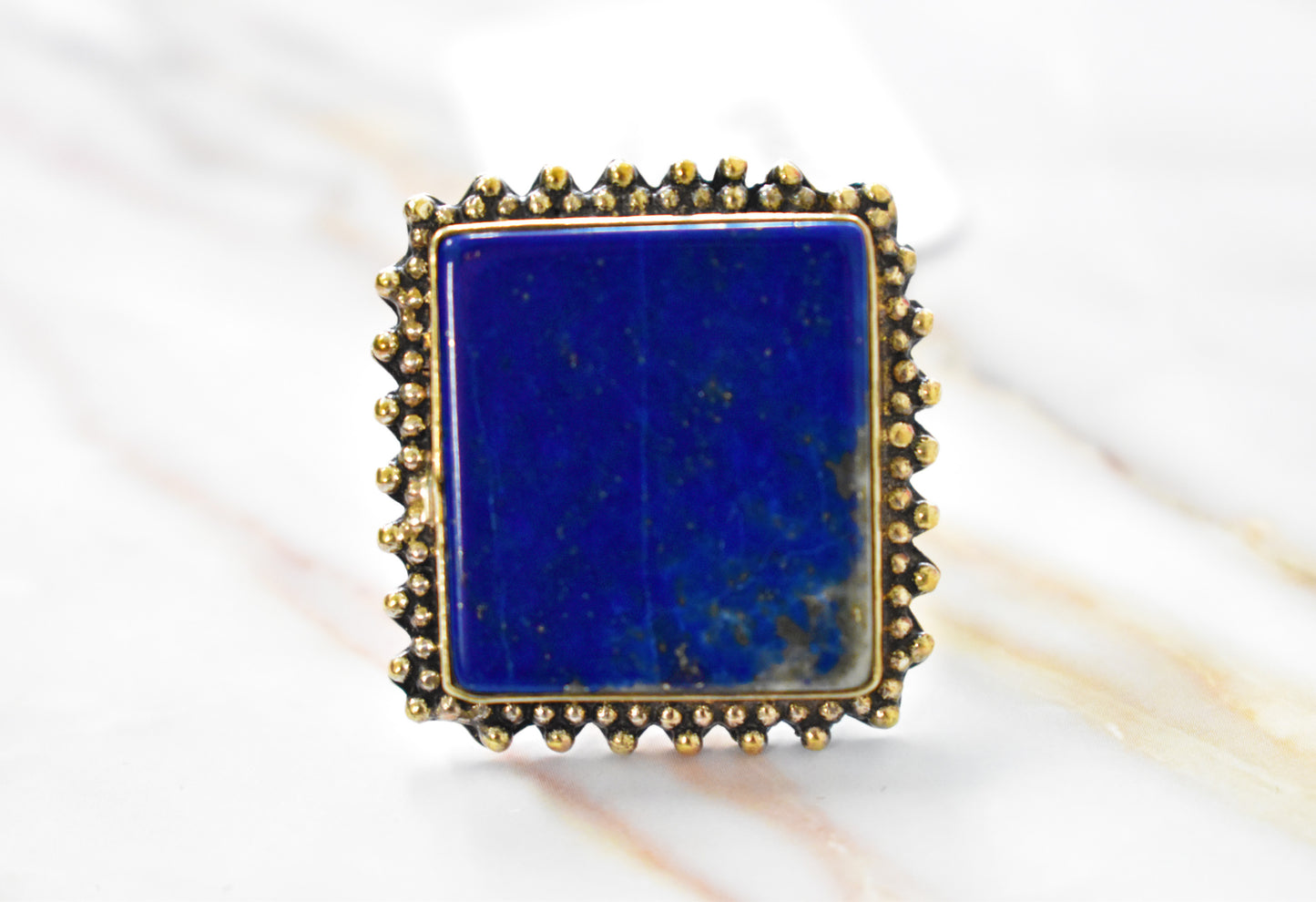stones-of-transformation - Lapis Lazuli Ring (Size 9) - Stones of Transformation - 