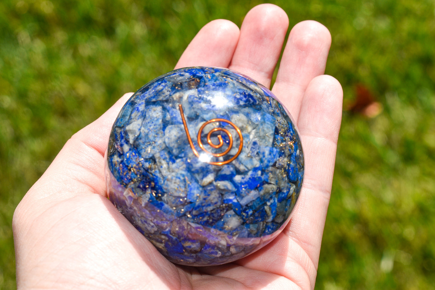 Lapis Lazuli Orgone Sphere