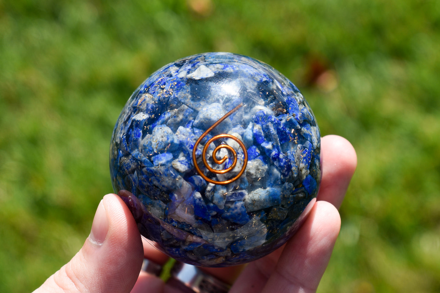 Lapis Lazuli Orgone Sphere