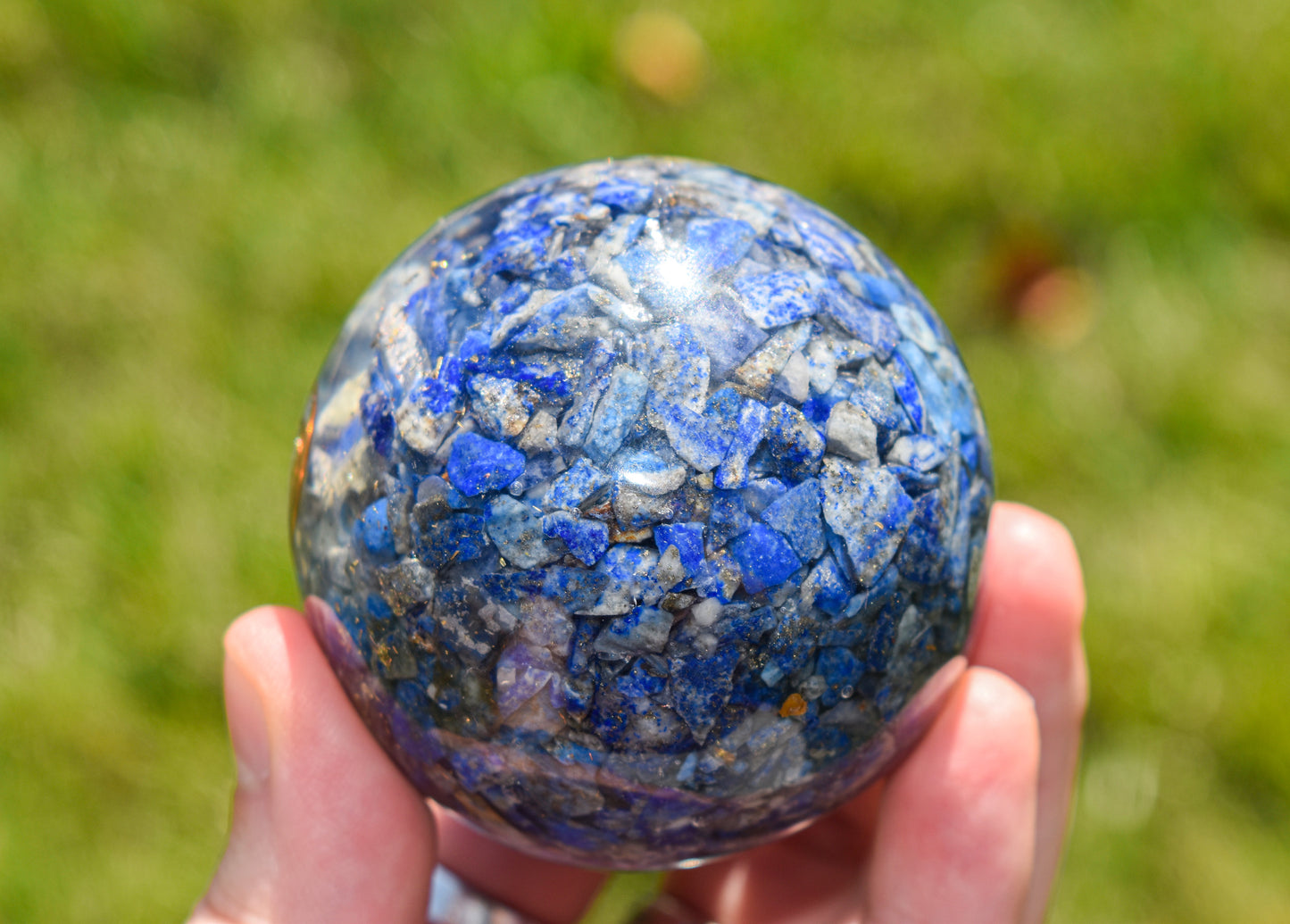 Lapis Lazuli Orgone Sphere