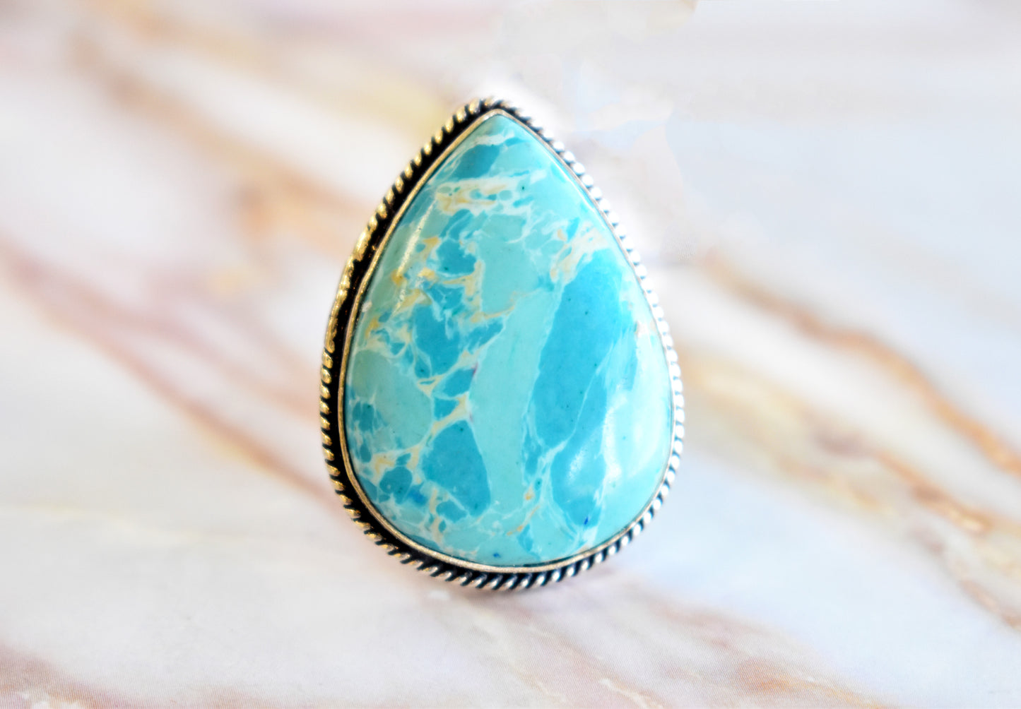 Larimar Ring (Size 7.5