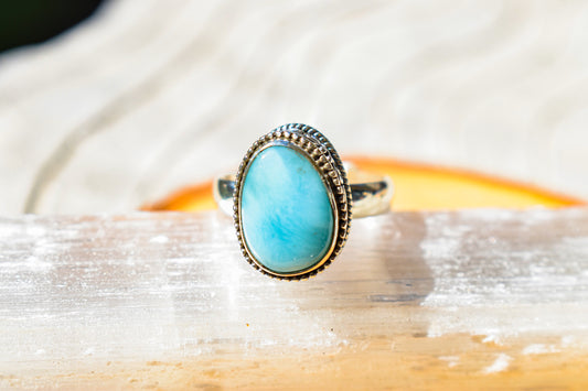 Larimar Ring (Size 6.5)