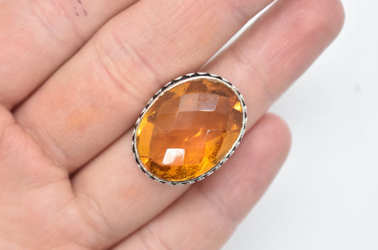 Madeira Citrine Ring (Size 6)