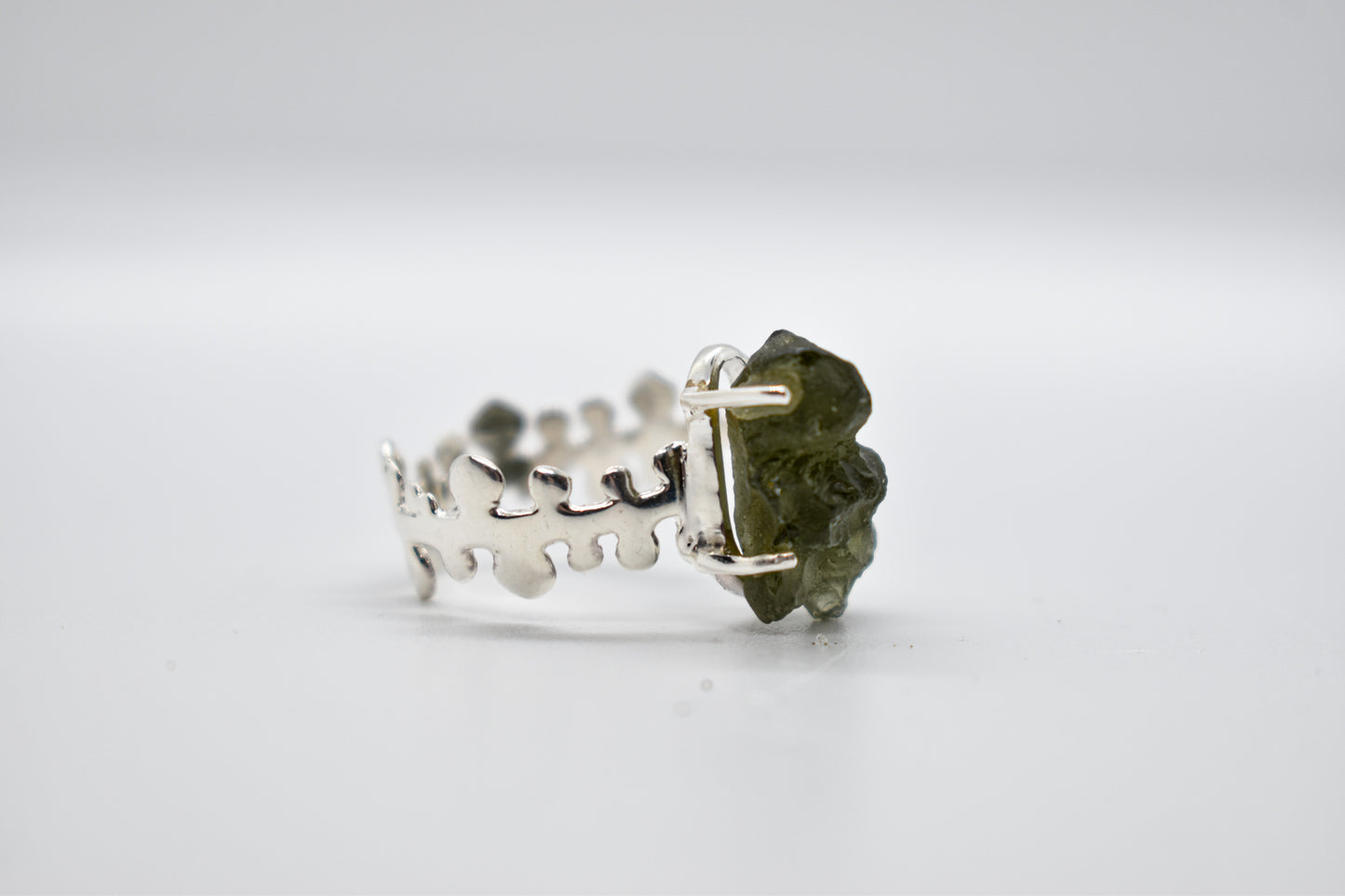 Moldavite Ring (Size 9)