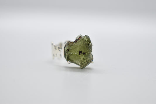 Moldavite Ring (Size 7)