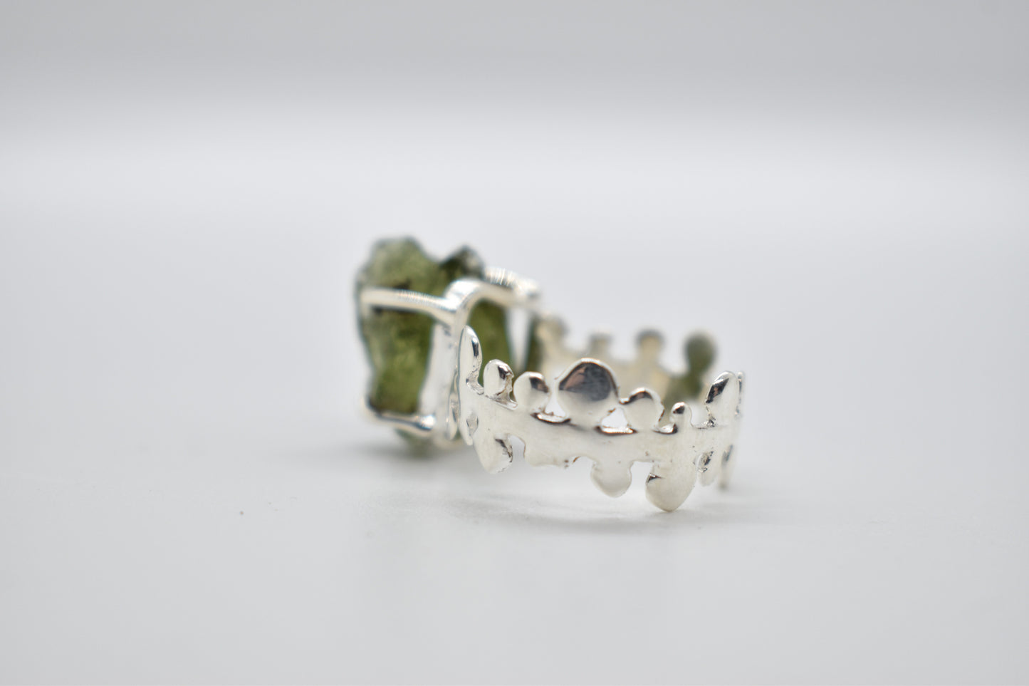 Moldavite Ring (Size 7)