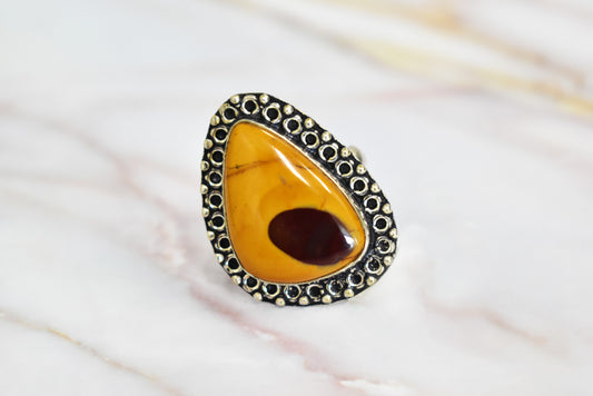 stones-of-transformation - Mookaite Ring (Size 9) - Stones of Transformation - 