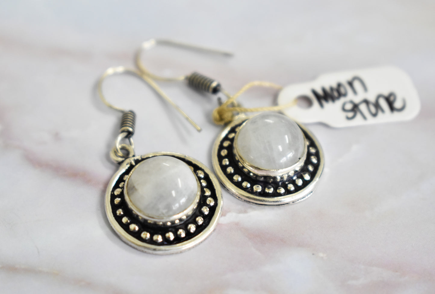 stones-of-transformation - Moonstone Earrings - Stones of Transformation - 