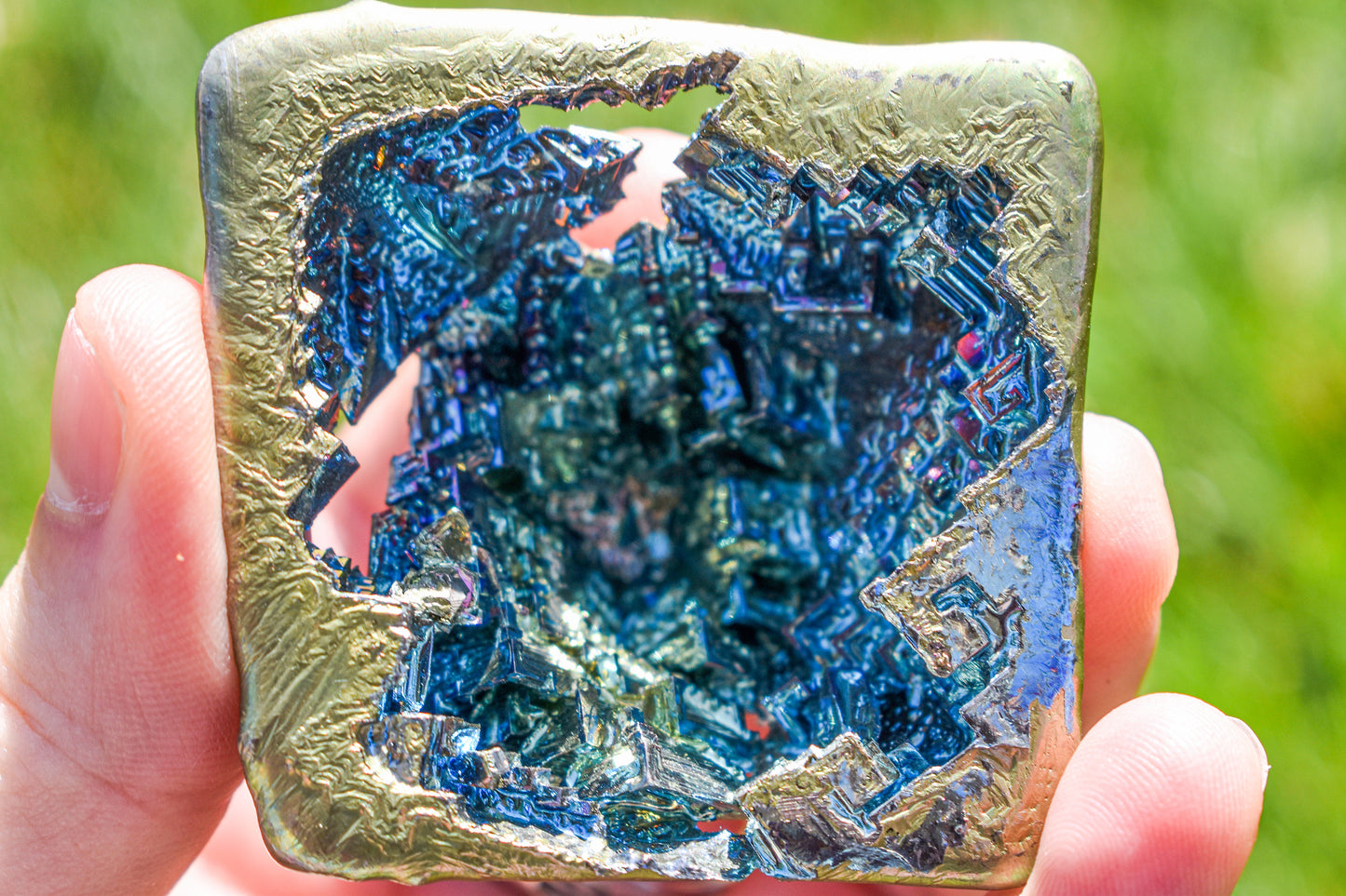 Octahedron Bismuth Geode