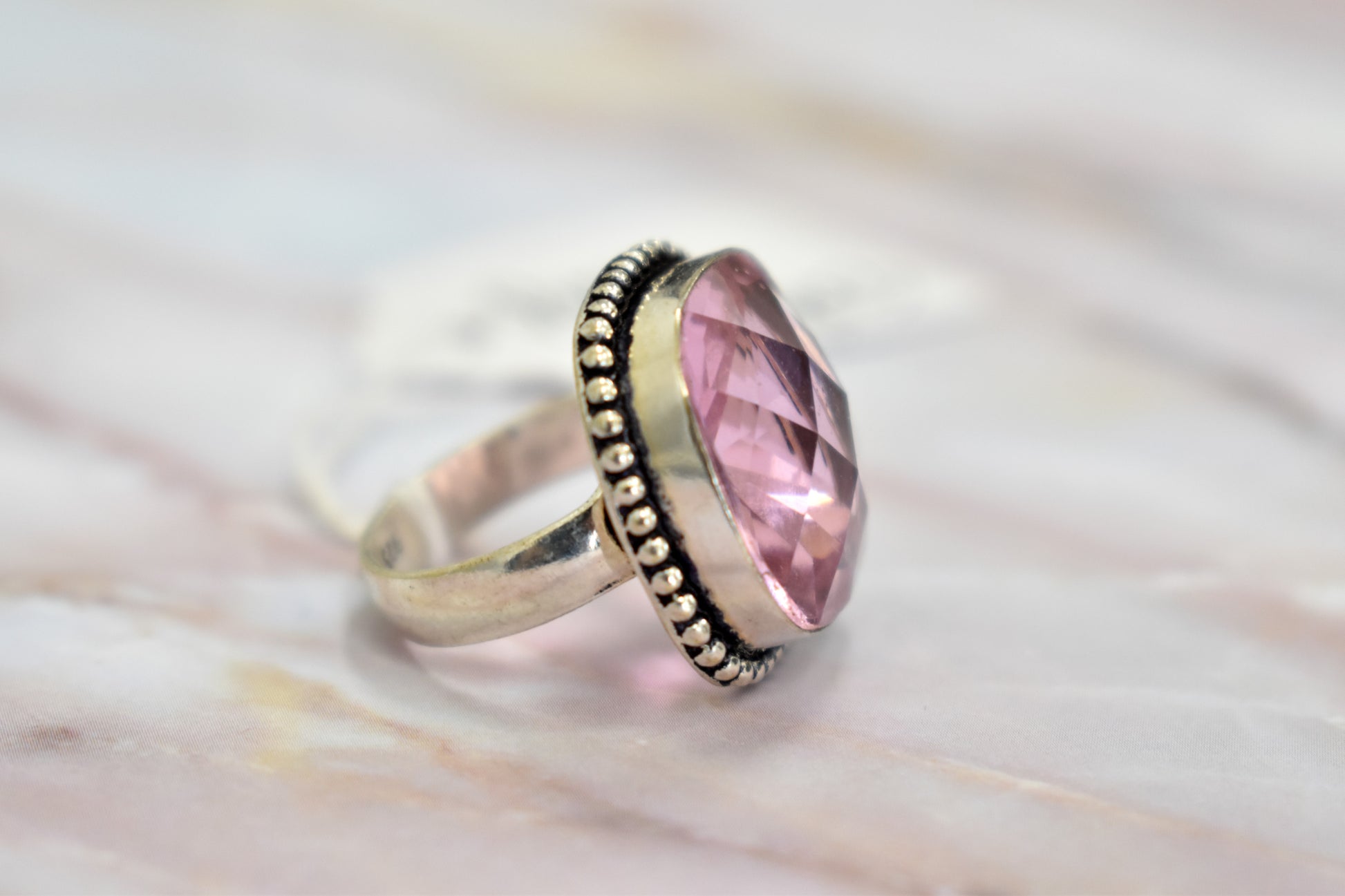 stones-of-transformation - Pink Topaz (Size 7.5) - Stones of Transformation - 